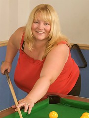 Busty Billiard Hustler